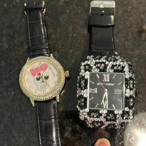 Set of two Betsy Johnson watches.